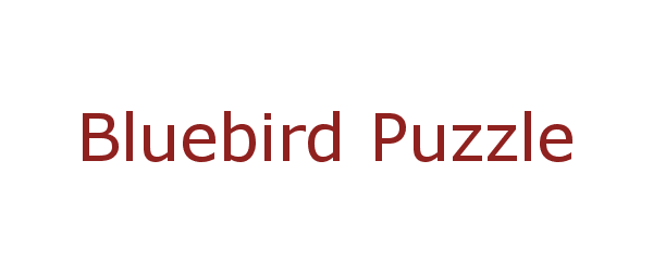 bluebird puzzle