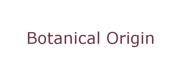 botanical origin