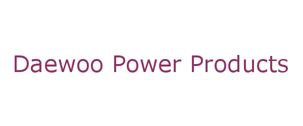 daewoo power products