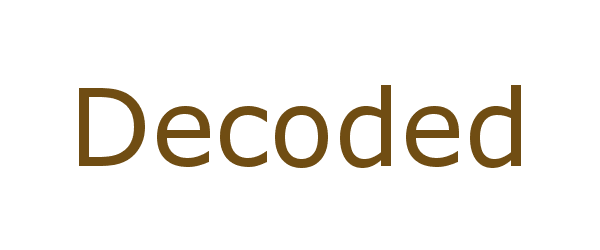 decoded