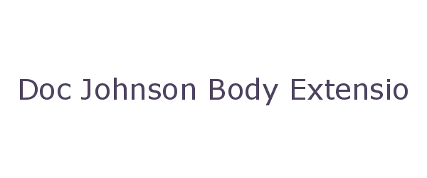 doc johnson body extensions