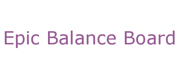 epic balance board