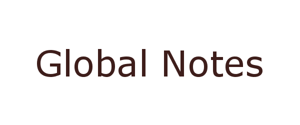 global notes