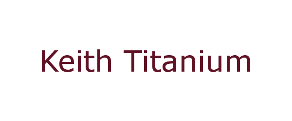 keith titanium