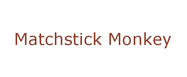 matchstick monkey