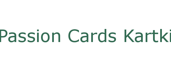 passion cards kartki