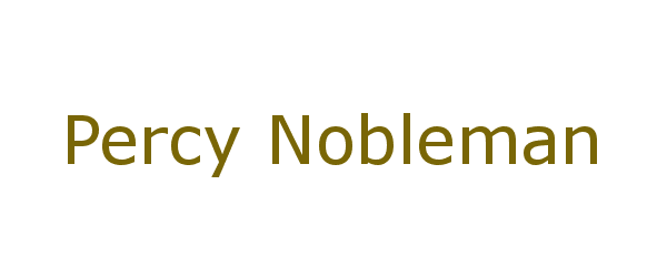 percy nobleman