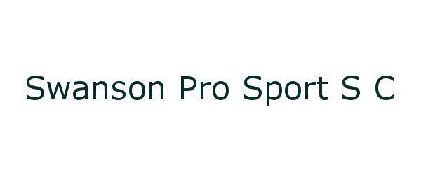 swanson pro sport s c