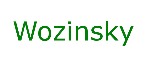 wozinsky