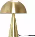 Lampa Stołowa Hübsch 33 Cm Złota Metalowa