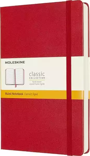Notes Moleskine Classic L 400 Stron Czerwony W Linie Twarda Opra