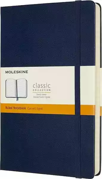 Notes Moleskine Classic L 400 Stron Niebieski W Linie Twarda Opr