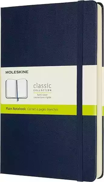 Notes Moleskine Classic L 400 Stron Niebieski Gładki Twarda Opra