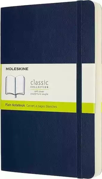 Notes Moleskine Classic L 400 Stron Niebieski Gładki Miękka Opra