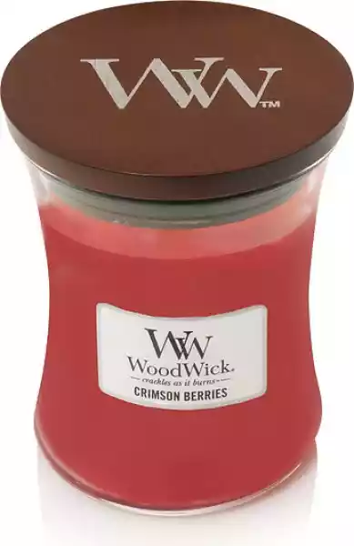Świeca Core Woodwick Crimson Berries Średnia