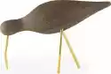 Normann Copenhagen Figurka Dekoracyjna Shorebird L Z Drewna Orzechowego Na Mosiężny