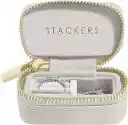 Stackers Pudełko Podróżne Na Biżuterię Stackers Travel Petite Jasnobeżowe