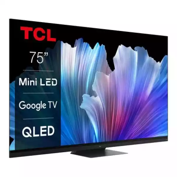 Telewizor Tcl 75C935 75 Qled 4K 144Hz Google Tv Dolby Atmos Dolb