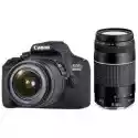 Canon Aparat Canon Eos 2000D + Obiektyw 18-55Mm + Obiektyw 75-300Mm