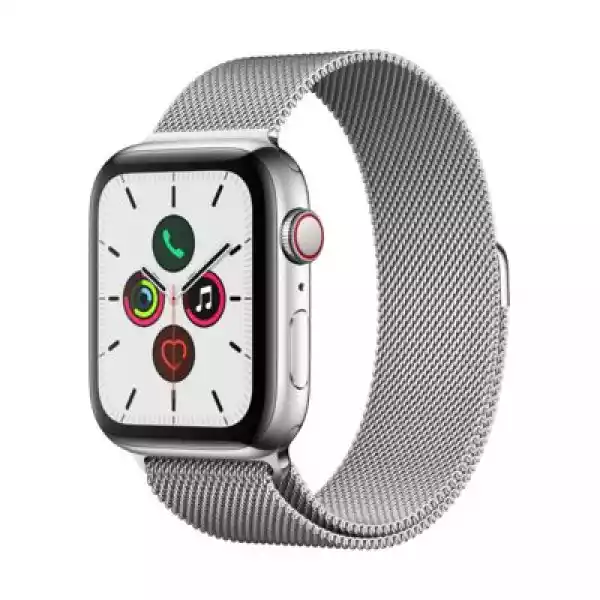 Apple Watch 5 Cellular 44Mm (Srebrny Z Bransoletą Mediolańską W 