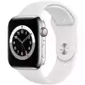 Apple Apple Watch 6 Cellular 44Mm (Srebrny Z Opaską Sportową W Kolorze