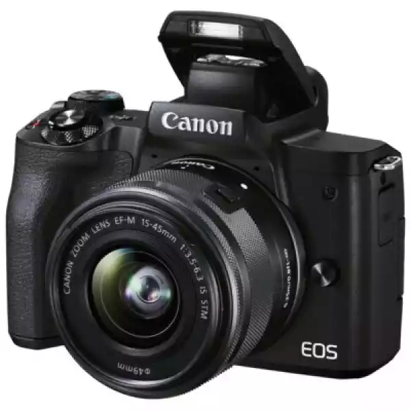 Aparat Canon Eos M50 Mark Ii Czarny + Obiektyw Ef-M 15-45 Mm F/3