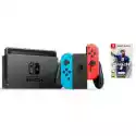 Nintendo Konsola Nintendo Switch + Kontroler Switch Czerwono-Niebieski + 