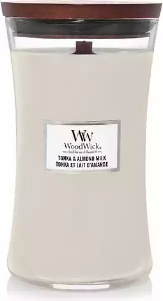Świeca Core Woodwick Tonka & Almond Milk Duża