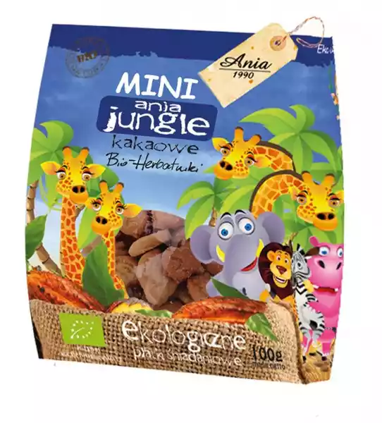 Ania Herbatniki Mini Jungle Z Kakao