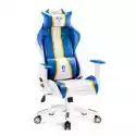 Fotel Diablo Chairs X-One 2.0 (Xl) Biało-Niebieski