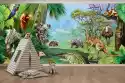 Deco Wall Fototapeta Dla Dzieci  Zwierzęta  W Dżungli Dwk052