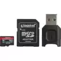 Kingston Karta Pamięci Kingston Canvas React Plus Microsdxd 64Gb + Adapte