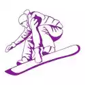 Deco Wall Szablon Malarski Snowboardzista Sp A1