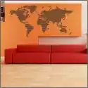 Deco Wall Szablon Malarski Mapa Świata A3