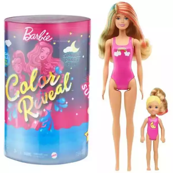 Lalka Barbie Color Reveal Piżama Party