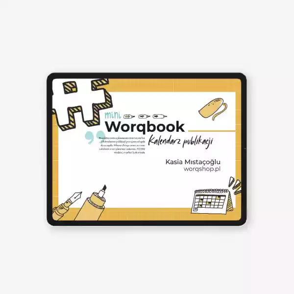 Miniworqbook Kalendarz Publikacji (E-Book)