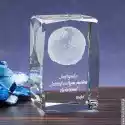 Kula Ziemska 3D ♥ Personalizowany Kryształ 3D