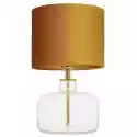 Kaspa Kaspa :: Lampa Stołowa Lora Złota / Transparentna Wys. 40 Cm