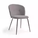 Krzesło Tapicerowane Kal Szare Szer. 54 Cm