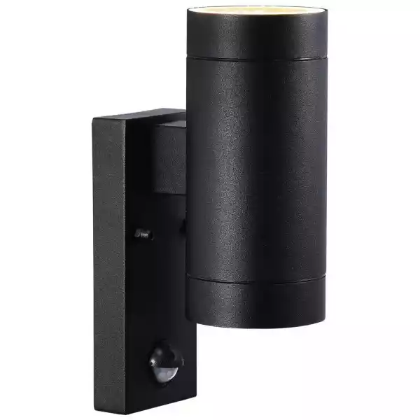 Nordlux :: Lampa Ścienna / Kinkiet Tin Maxi Sensor Czarny Wys. 2