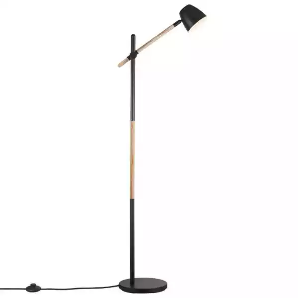 Nordlux :: Lampa Podłogowa Theo Czarno-Brązowa Wys. 130,5 Cm
