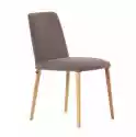 Mobitec :: Krzesło Tapicerowane Rob Brązowe Szer. 45 Cm