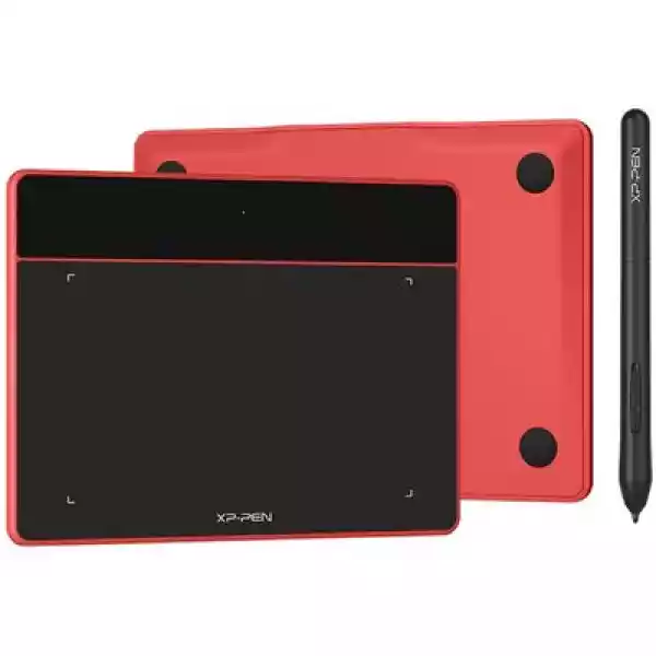 Tablet Graficzny Xp-Pen Deco Fun L Carmine Red