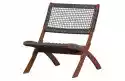 Woood Woood :: Krzesło Składane Lois Drewno Eukaliptusowe Ciemnobrązow