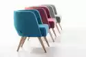 Marbet Style :: Fotel Neon Niebieski Nóżki Drewniane Rozm. S
