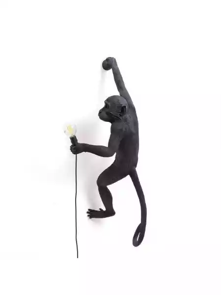 Seletti :: Lampa Ścienna Monkey Lamp Czarna