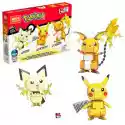 Klocki Plastikowe Mattel Mega Construx Pikachu Trio Ewolucja Gyh