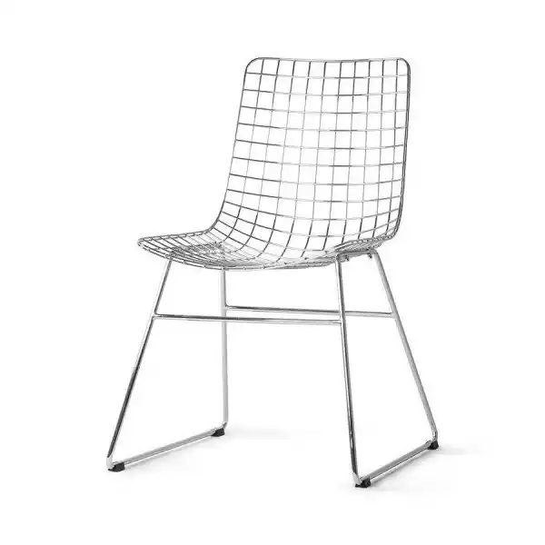 Hkliving :: Krzesło Metalowe Wire Chromowane Wys. 86 Cm
