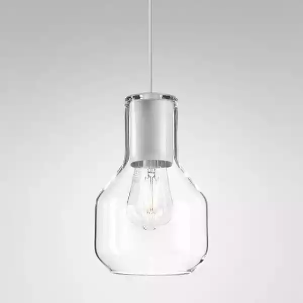 Aqform :: Lampa Wisząca Modern Glass Barrel Tp Biała Wys. 24 Cm