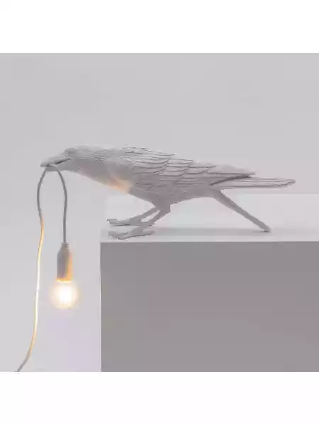 Seletti :: Lampa Stołowa Zewnętrzna Bird Playing Biała